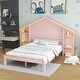 preview thumbnail 18 of 40, Wooden platform bed in house shape