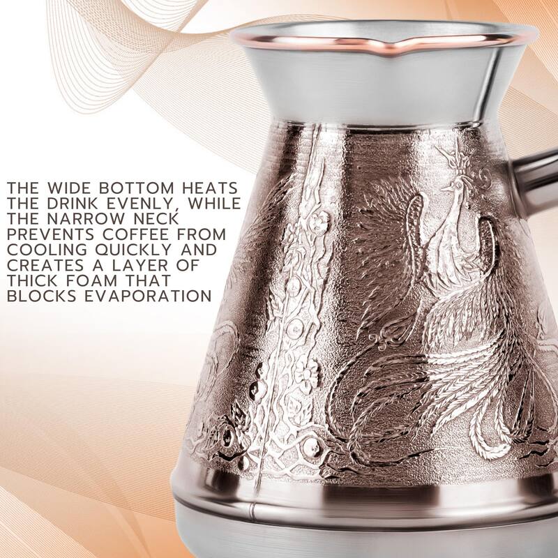 STP Goods Copper Turkish Coffee Pot Cezve