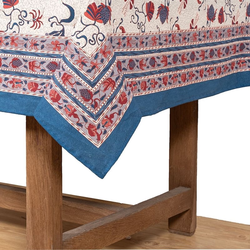 Couleur Nature Fleurs des Indes Tablecloth