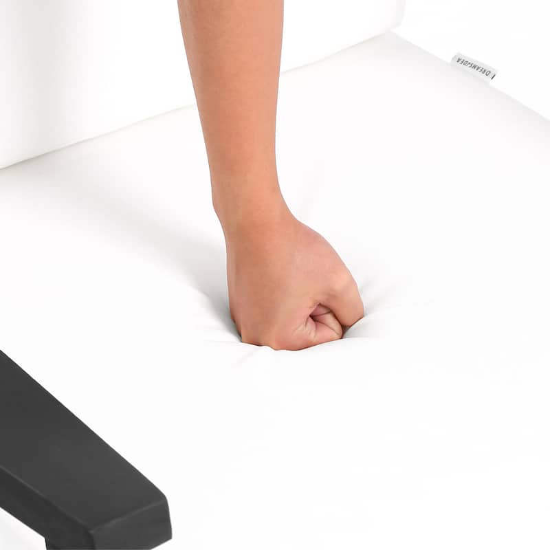 Set of 2 Outdoor Teak Wood Patio Chair with Cushion