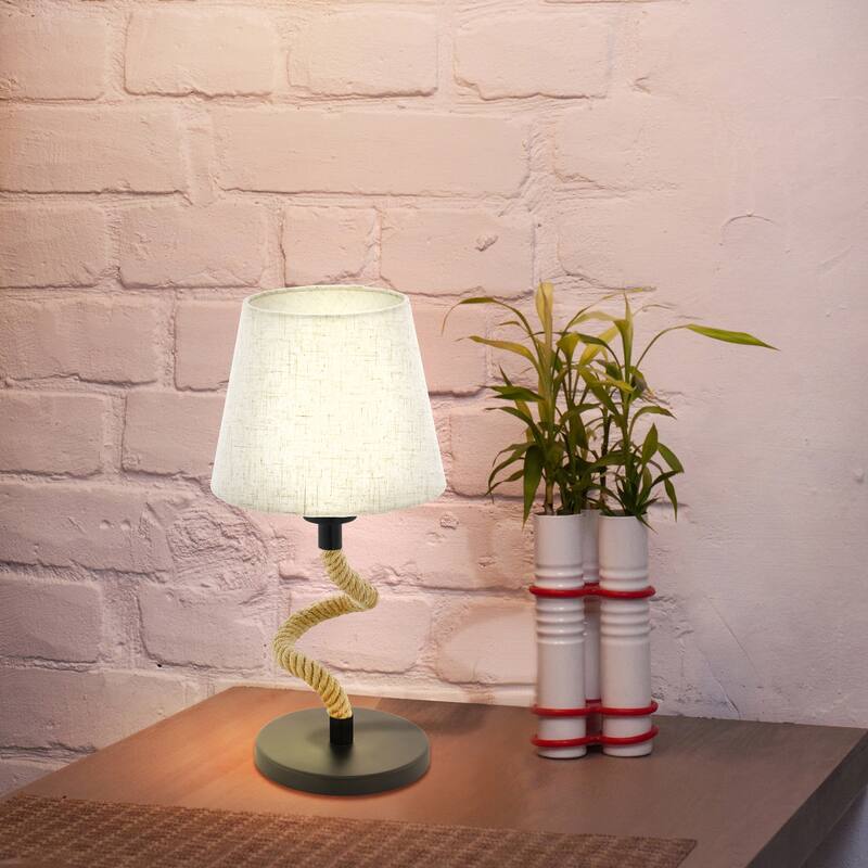 Rampside Table Lamp - Black, Brown