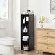 preview thumbnail 19 of 25, VECELO Set of 2 Cube Bookshelves, 3-Tier & 4-Tier Open Storage Shelves with Irregular Cubes for Living Room Bedroom Office