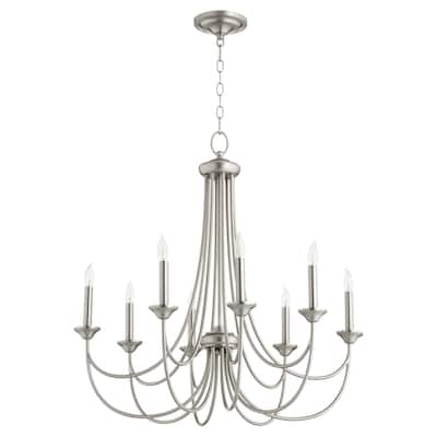Quorum International Brooks 8 Light 29" Wide Chandelier