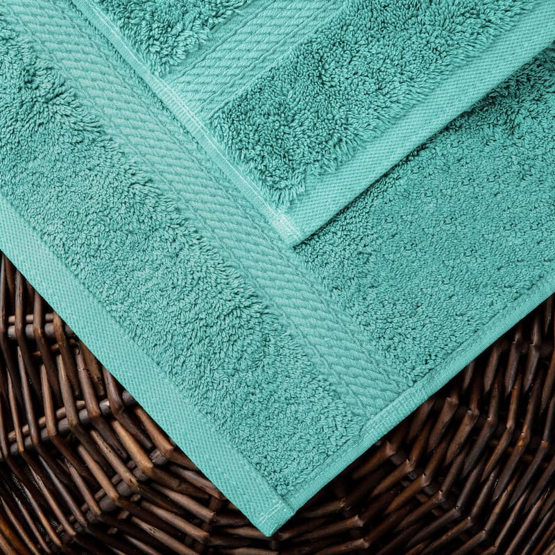 Superior Egyptian Cotton Pile Heavyweight Bath Towel Set of 2