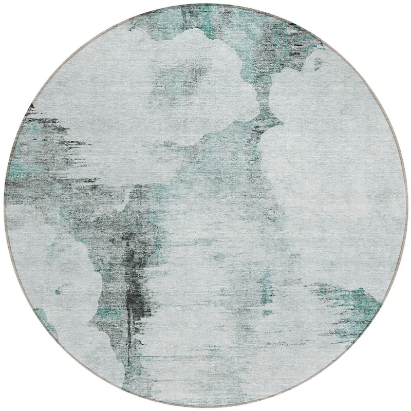 HomeRoots Abstract Transitional Rectangle Outdoor Rug