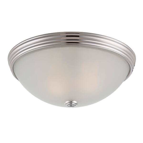 slide 2 of 11, Savoy House 2 Light 13" Wide Flush Mount Bowl Ceiling Fixture