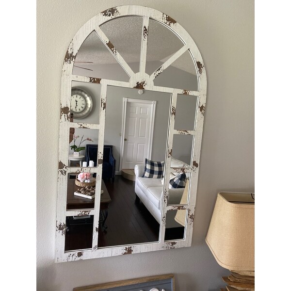 Top Product Reviews For Patton Wall Decor 24x40 Distressed White
