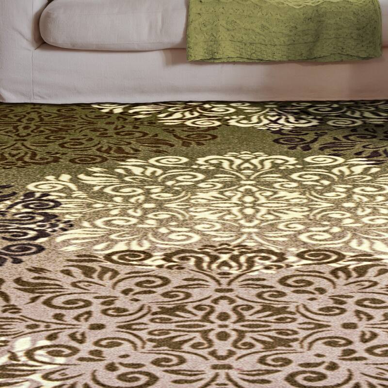 Superior Branston Printed Non-Slip Washable Indoor Area Rug
