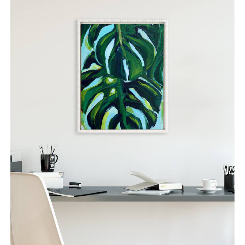 Kate and Laurel Sylvie Beaded Blank Framed Canvas