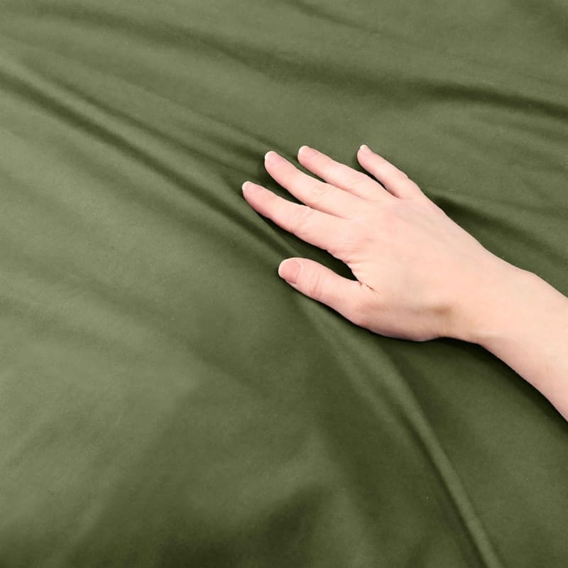 Superior 300-Thread Count Cotton Percale Duvet Cover Set