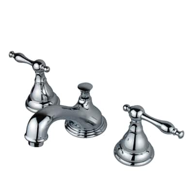 Kingston Brass 1.2 GPM Widespread Bathroom Faucet with Pop-Up Drain