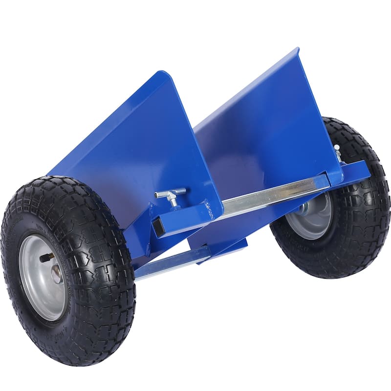 Heavy Duty Panel Dolly, 600LbS Capacity Door Dollys Pneumatic Wheels - 21.7“Lx5.9”Wx12“H