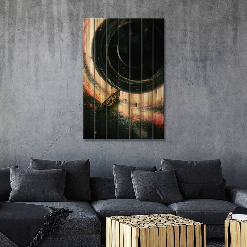 Lost Sailor Print On Wood by Nicebleed - Multi-Color