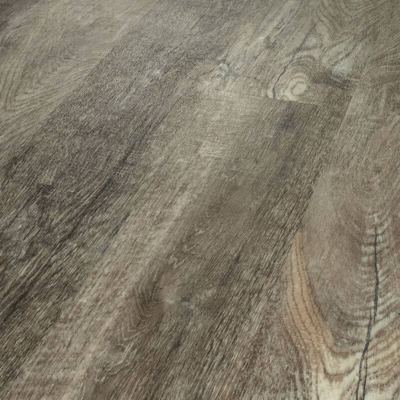 Shaw 5601V Fortitude 7" x 48" Embossed, Handscraped Vinyl Flooring - Smokey Oak