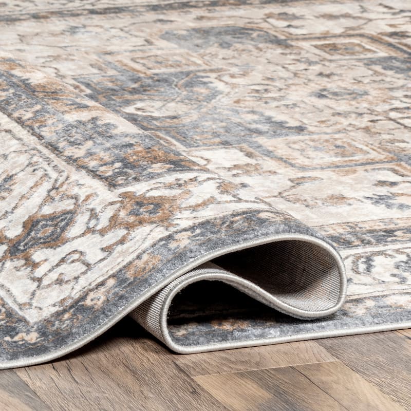 Nuloom Sian Persian Vintage Medallion Area Rug
