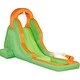 preview thumbnail 6 of 12, Sunny & Fun Compact Inflatable Water Slide Park & Splash Pool with Air Pump Green