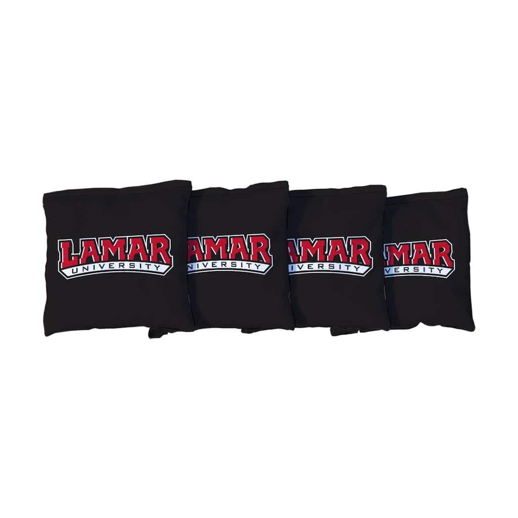 Lamar Cardinals Black Cornhole Bags