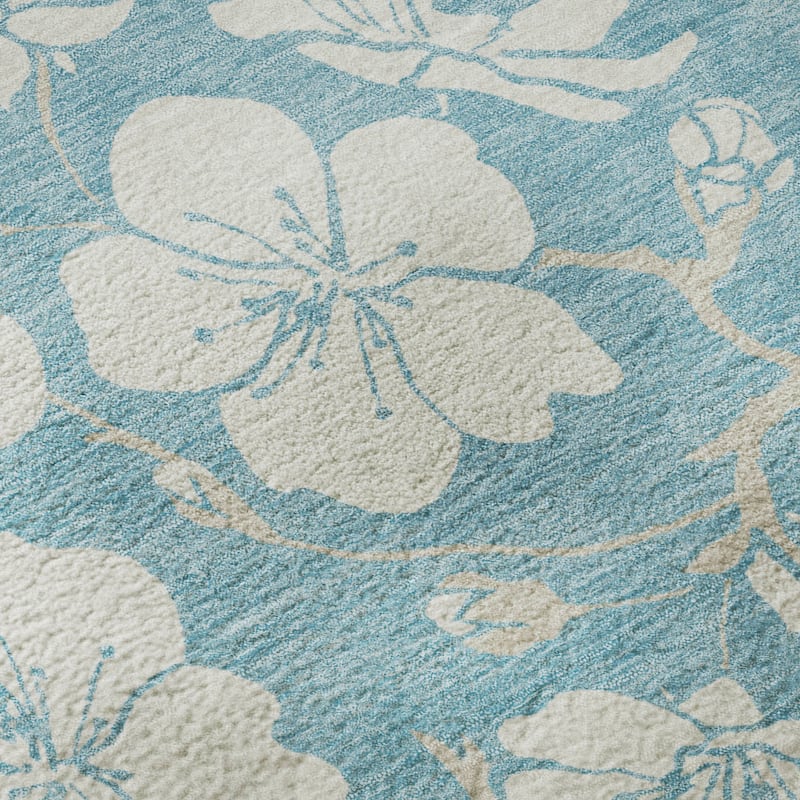 Premium Washable Super Soft Modern Floral Mayfield Rug