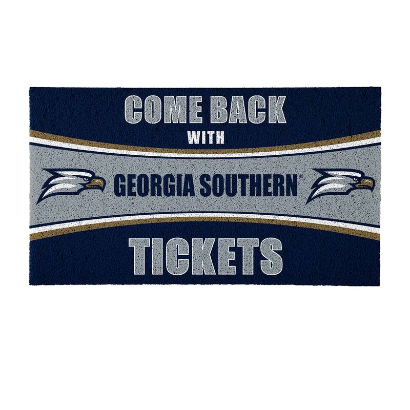 University of Nevada 28 in. x 16 in. PVC "Come Back With Tickets" Trapper Door Mat