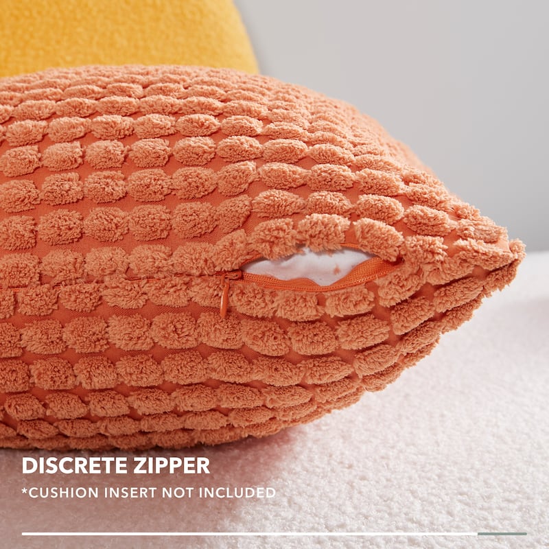 Deconovo Corduroy Throw Pillow Covers 2 PCS(Cover only)