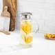 preview thumbnail 4 of 6, JoyJolt Breeze Glass Drink Water Pitcher with Stainless Steel Lid - 50 oz