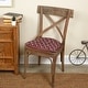 preview thumbnail 10 of 8, Klear Vu Trellis Tufted Non-Slip Geometric Dining Chair Cushion Set
