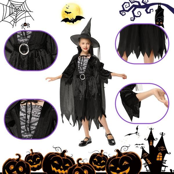 scary black dress halloween costume 