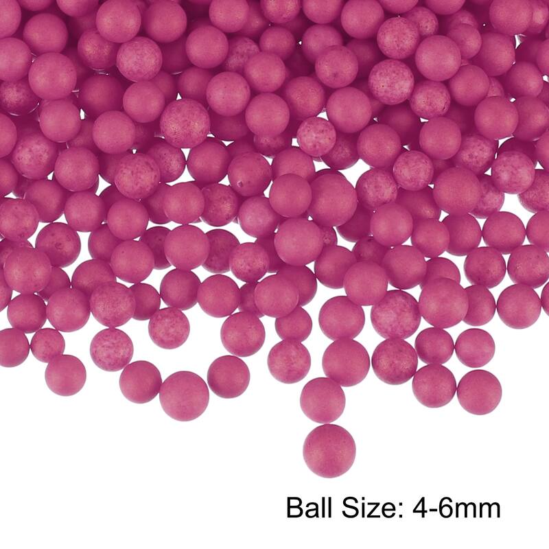 Foam Beads Foam Balls for DIY Craft Decoration, 1 Pack Approx 4000pcs