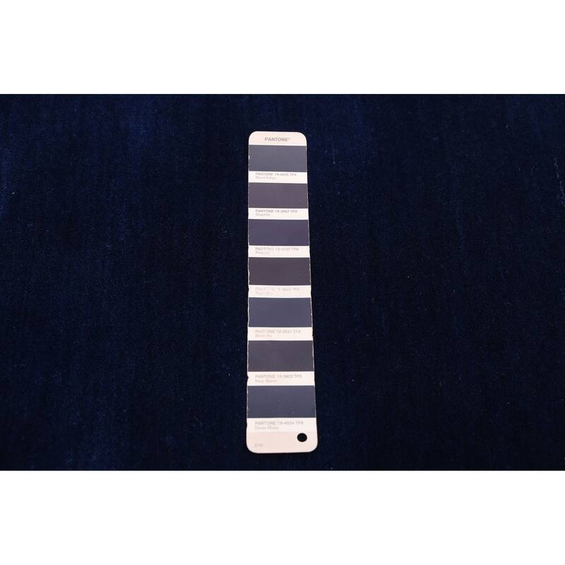 ECARPETGALLERY Hand Loomed Kashkuli Gabbeh Navy Wool Rug - 5'4 x 7'7