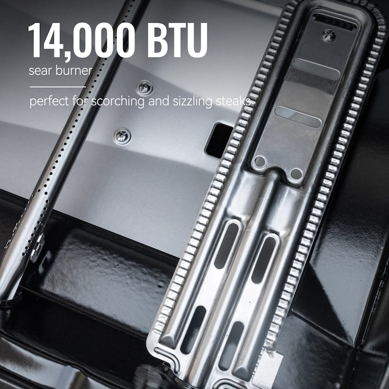 Royal Gourmet 6-Burner Cabinet Style Grill Gas Grill with Sear & Side Burner, 74000BTU, Olive Green