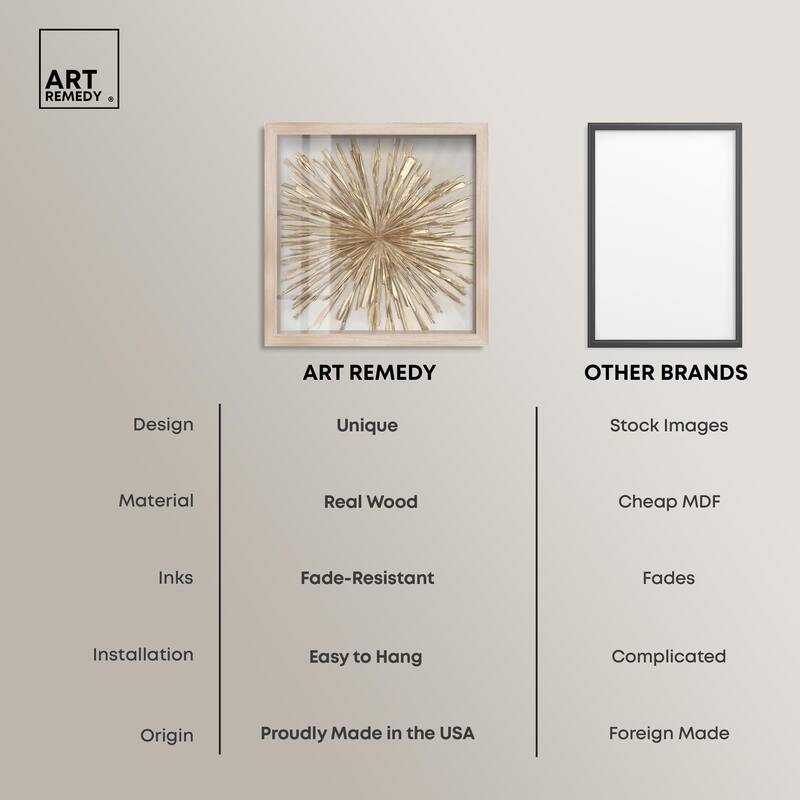 Golden Zenith Shadowbox by Art Remedy