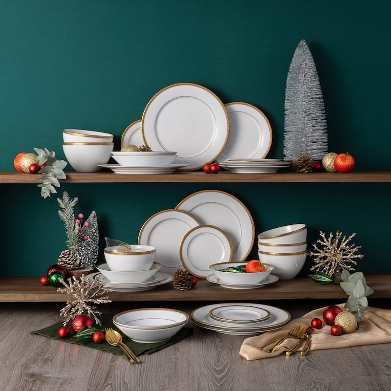 Noritake Charlotta 30-Piece Dinnerware Set, Service for 6