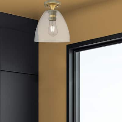Innovations Lighting Downtown Urban - Crown Point - 1 Light 9" Bristol Flush Mount Light