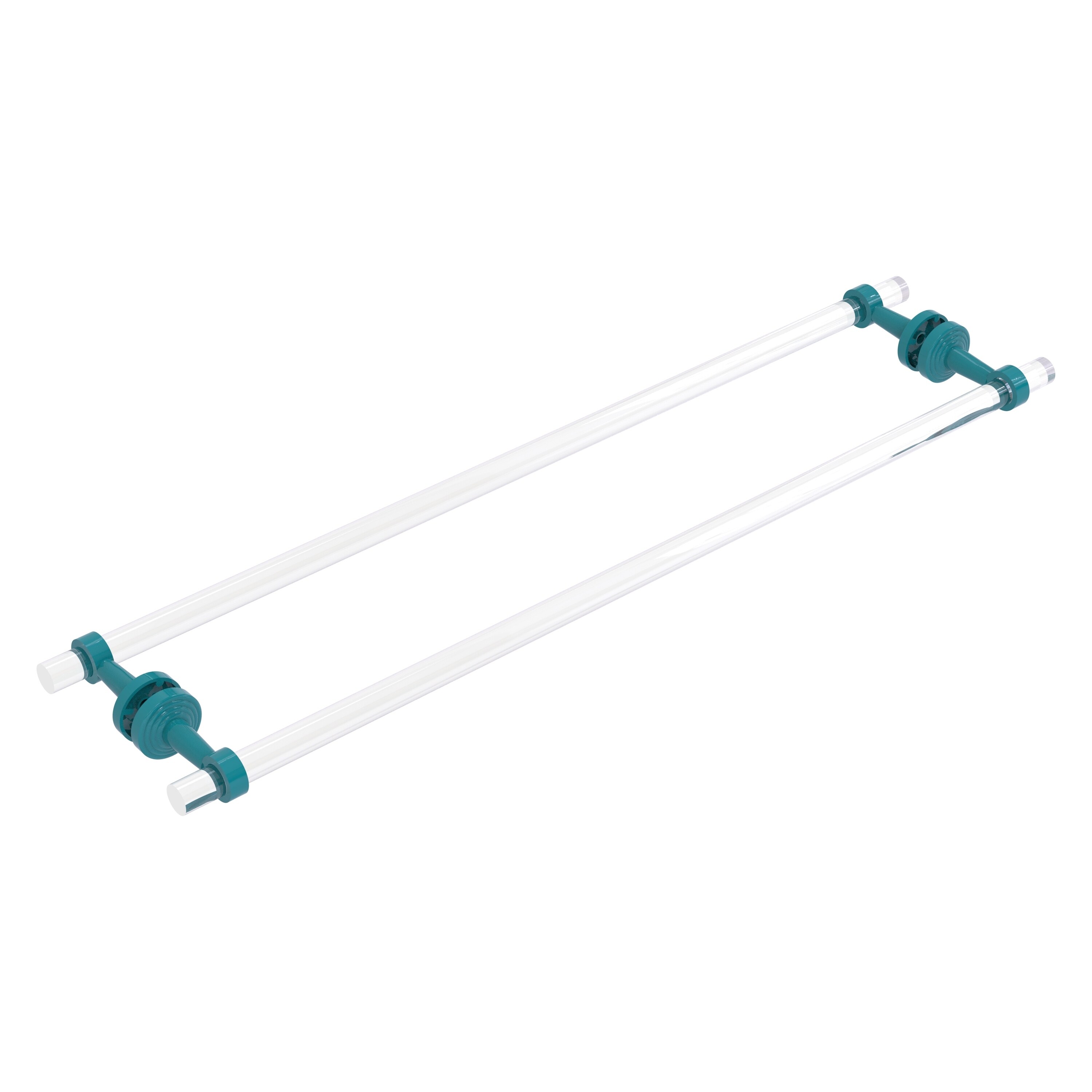 Allied Brass Pacific Beach Collection 18 Inch Back to Back Shower Door Towel Bar