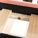 preview thumbnail 56 of 55, Versatility Upholstered Kids Bed with Trundle and 3 Drawers, Embedded LED Lights, Rabbit-Shaped Headboard, No Box Spring Needed