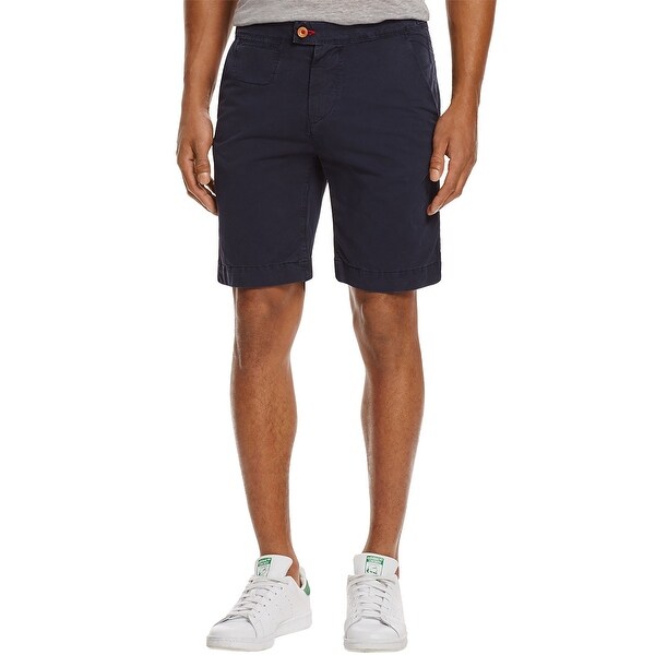 mens blue khaki shorts