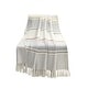 preview thumbnail 18 of 21, Lush Decor Herringbone Stripe Yarn Dyed Cotton Woven Tassel Throw Blanket