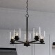 preview thumbnail 11 of 9, Vaxcel Lighting H0313 Park Ridge 5 Light 21" Wide Chandelier