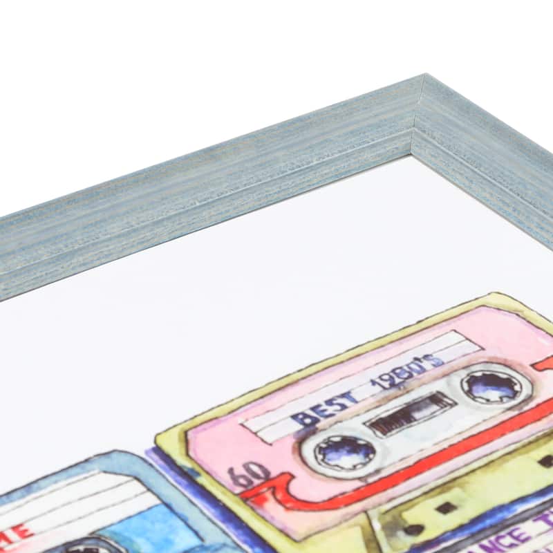 ArtToFrames Rustic Waves 12x12 Inch Picture Frame, 1.50 Inch Wood Poster Frame Available in Multiple Colors (56673-12x12)