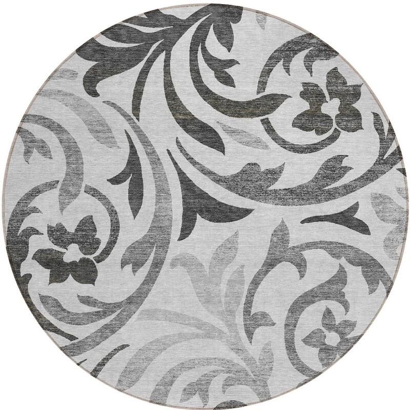 HomeRoots Floral Transitional Rectangle Outdoor Rug