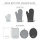 preview thumbnail 6 of 108, KitchenAid Ribbed Soft Silicone Oven Mitt 2-Pack Set, 7.5"x13"