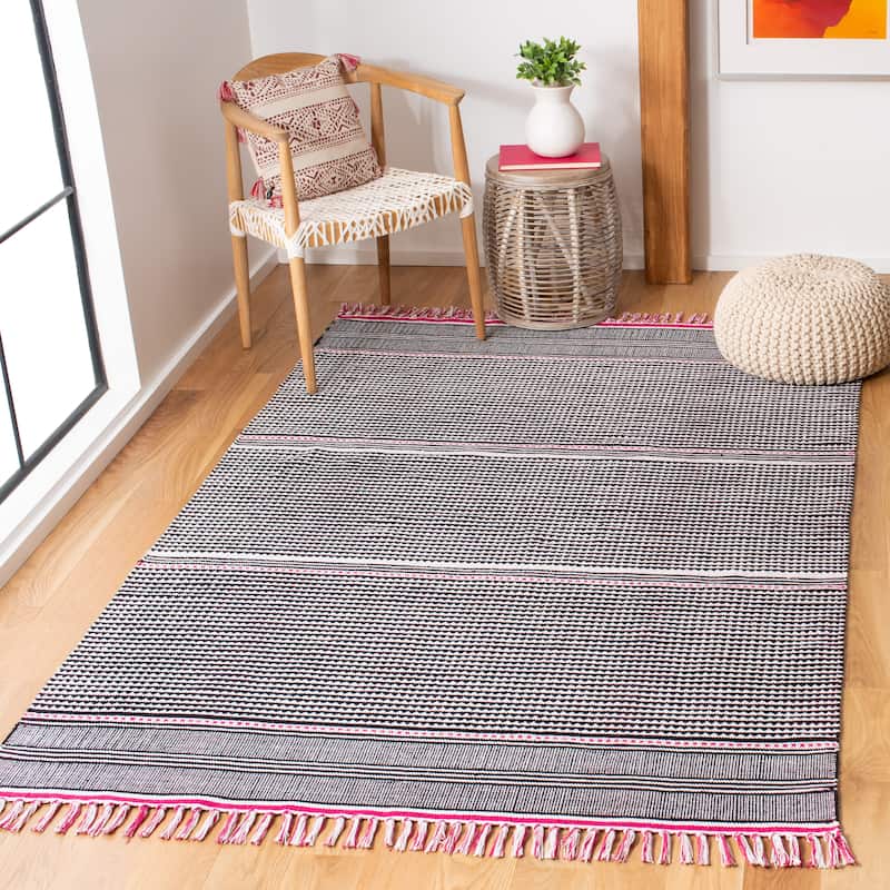 SAFAVIEH, Handmade Flatweave Montauk Susse Casual Cotton Rug