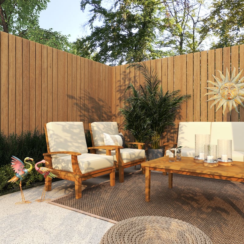 Metal Flamingo Indoor Outdoor Embossed Standing Decorative Garden Sculpture - Set of 2 Multi Colored - Roche River Decor