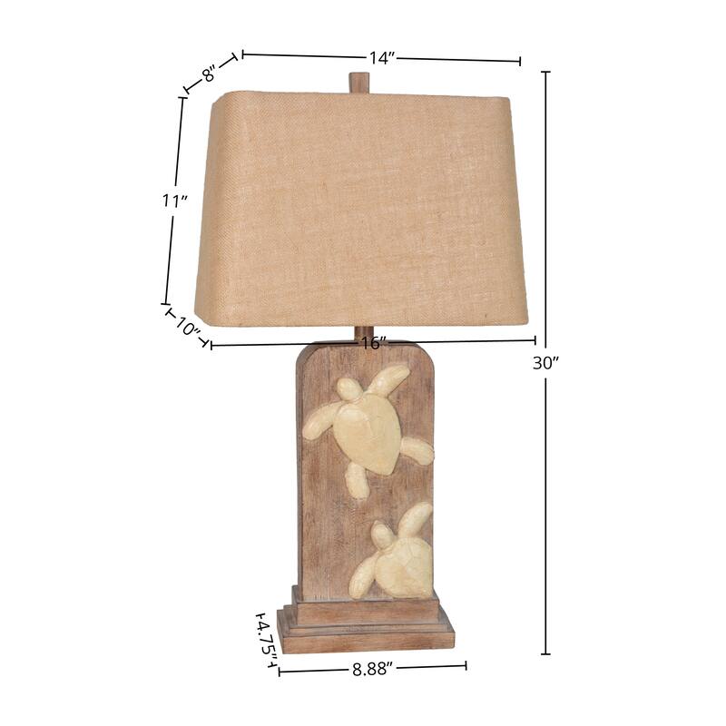 Polyresin Table Lamp (Set of 2) - N/A