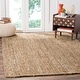 preview thumbnail 53 of 145, SAFAVIEH Jerneja Handmade Solid Chunky Jute Area Rug 3' x 5' - Natural/Ivory