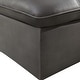 preview thumbnail 9 of 11, Kathleen Contemporary Faux Leather Tufted Adjustable Accent Chair by Porch & Den