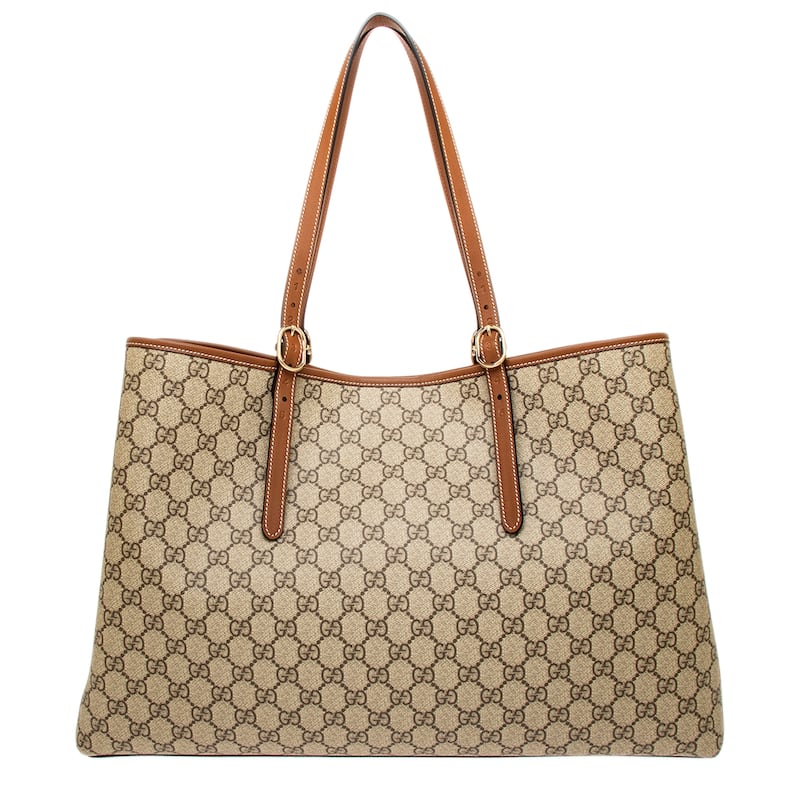 Gucci GG Emblem Maxi Tote Bag