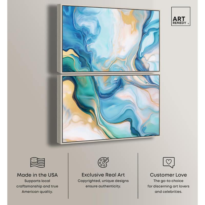 Visions Pastel II Canvas Set of 2 by Art Remedy