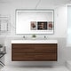 preview thumbnail 4 of 45, Morava 60" Floating Vanity with Double Sink