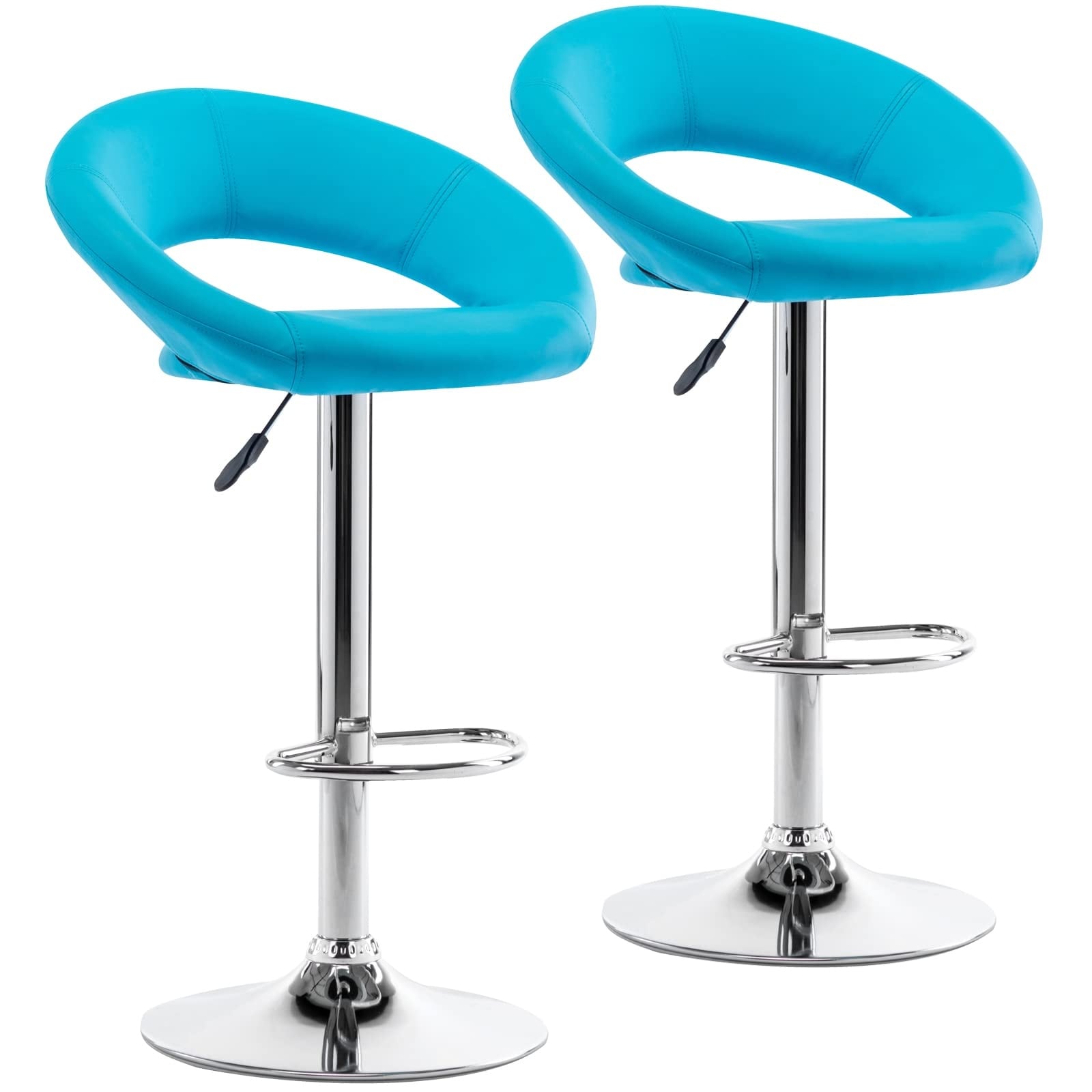 Furniture Direct Adjustable Bar Stools Modern Cute PU Leather